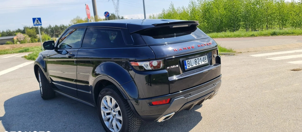 Land Rover Range Rover Evoque cena 82500 przebieg: 76000, rok produkcji 2011 z Łomża małe 704